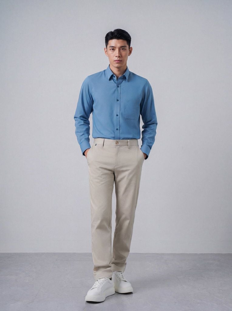 Sơ mi nam dài tay May 10 mã 010126013 AM196