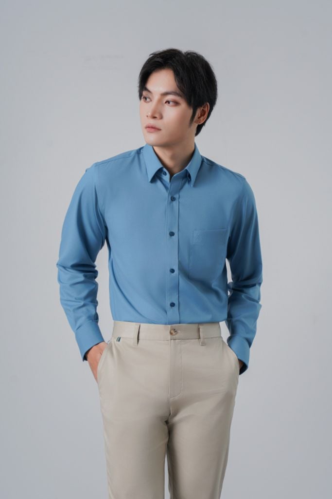 Sơ mi nam dài tay May 10 mã 010126013 AM196