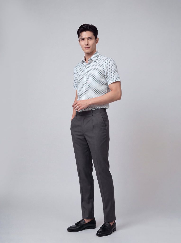 Sơ mi nam cộc tay May 10 form RegularFit mã 010126019ĐT 10