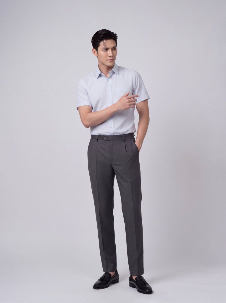 Sơ mi nam cộc tay May 10 form RegularFit mã 010126019ĐT 5