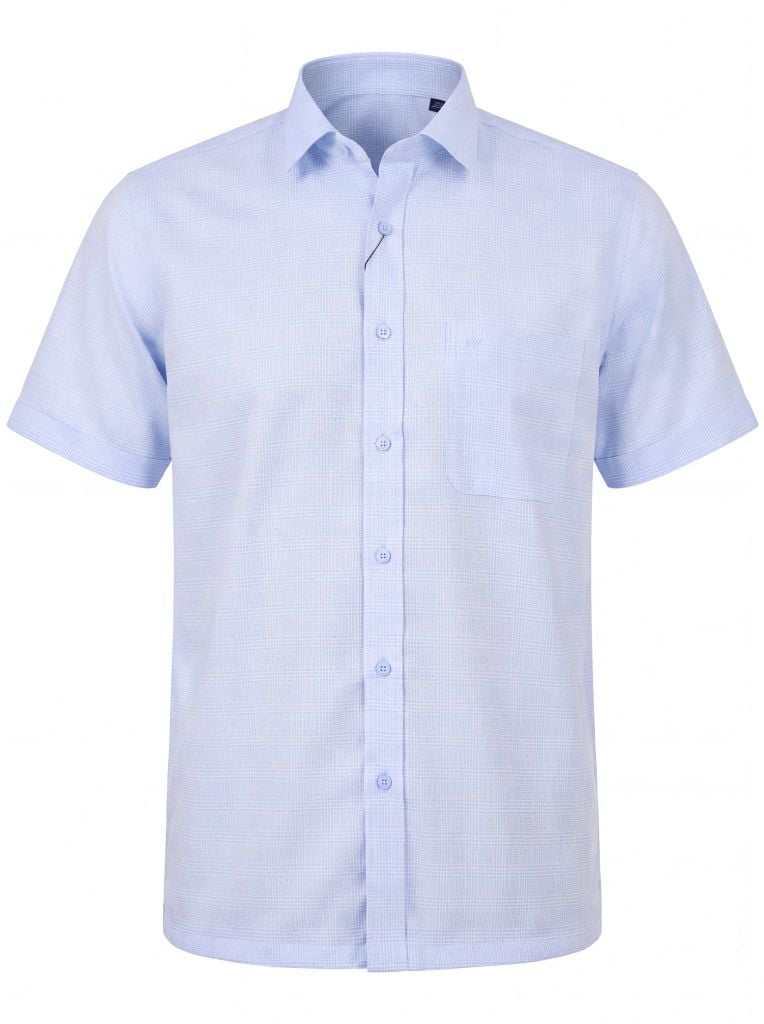 Sơ mi nam cộc tay GrusZ form RegularFit mã 010126028GZV2 AK651