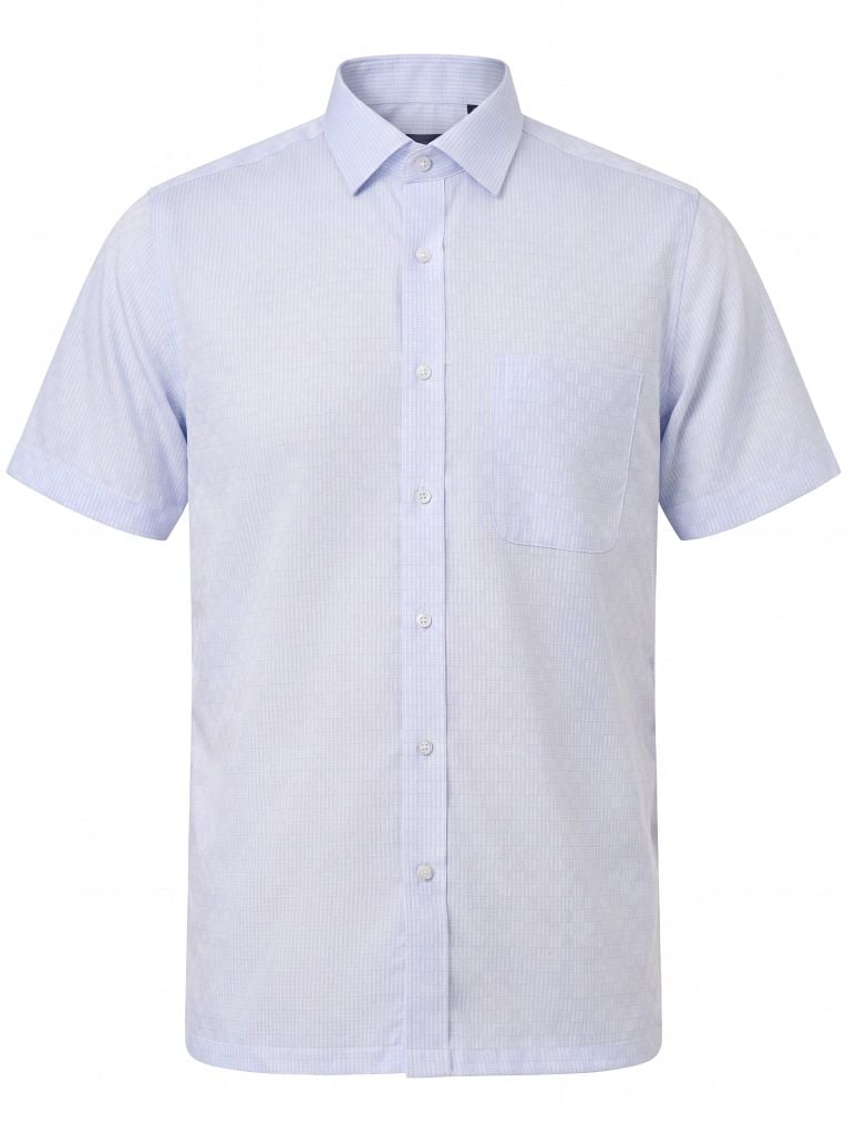 Sơ mi nam cộc tay GrusZ form RegularFit mã 010126028GZV2 AK655