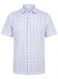  Sơ mi nam cộc tay GrusZ form RegularFit mã 010126028GZV2 AK656 