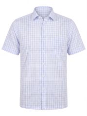 Sơ mi nam cộc tay GrusZ form RegularFit mã 010126028GZV2 AK656