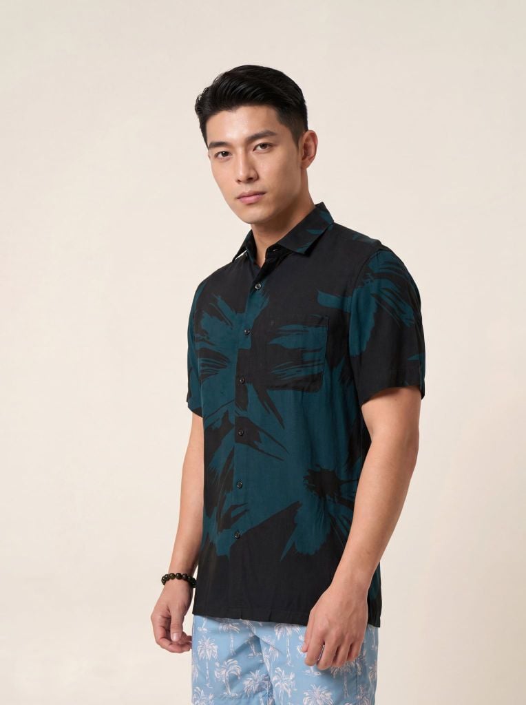 Sơ mi lanh cộc tay May 10 form RegularFit mã 010126033LANH 5