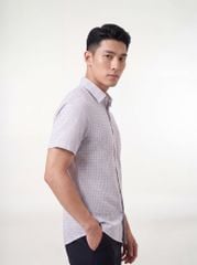 Sơ mi nam cộc tay GrusZ form RegularFit mã 010126042GZN4 AK670