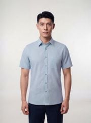 Sơ mi nam cộc tay GrusZ form RegularFit mã 010126042GZN4 AK672