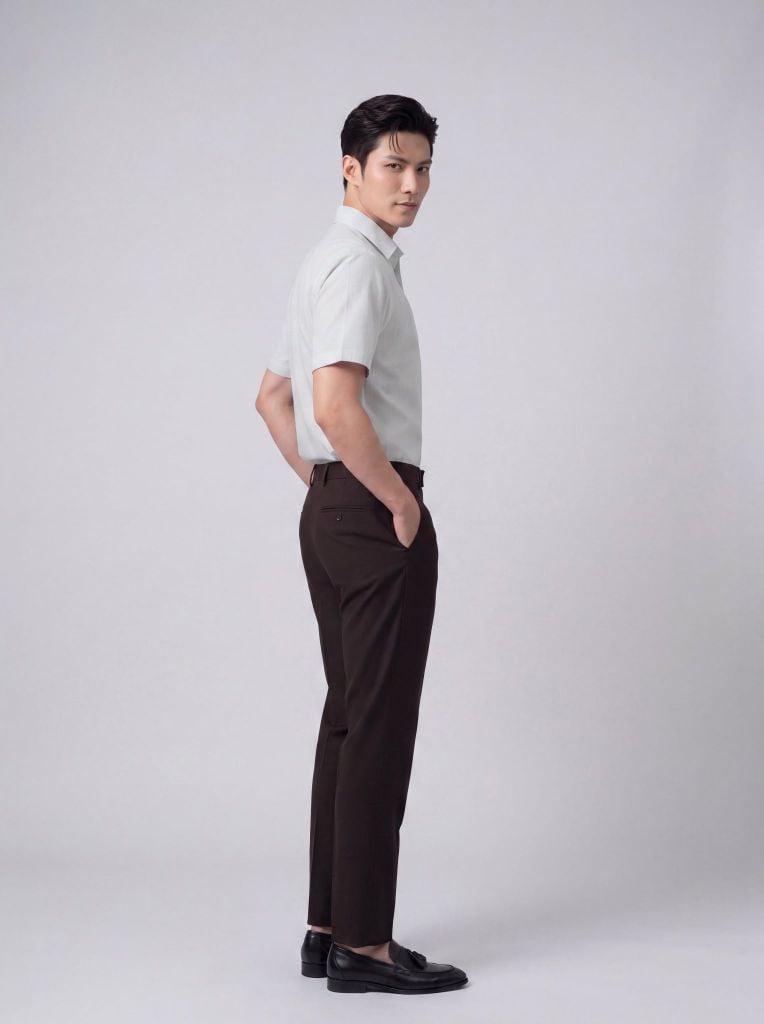 Sơ mi nam cộc tay GrusZ form RegularFit mã 010126043GZV2 AD199