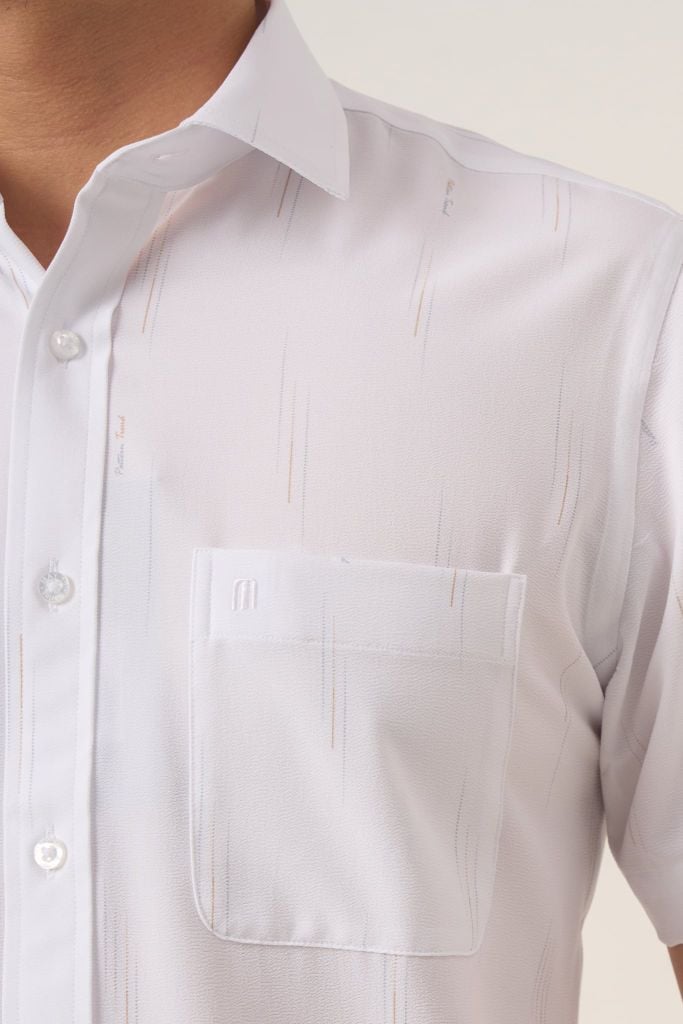 Sơ mi nam cộc tay May 10 form RegularFit mã 010126051GBV3 AH427
