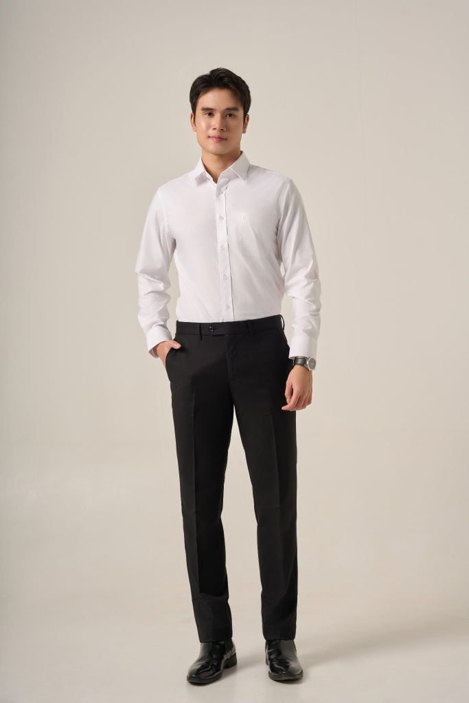 Sơ mi nam dài tay May 10 form RegularFit mã 010126058N5 AT091