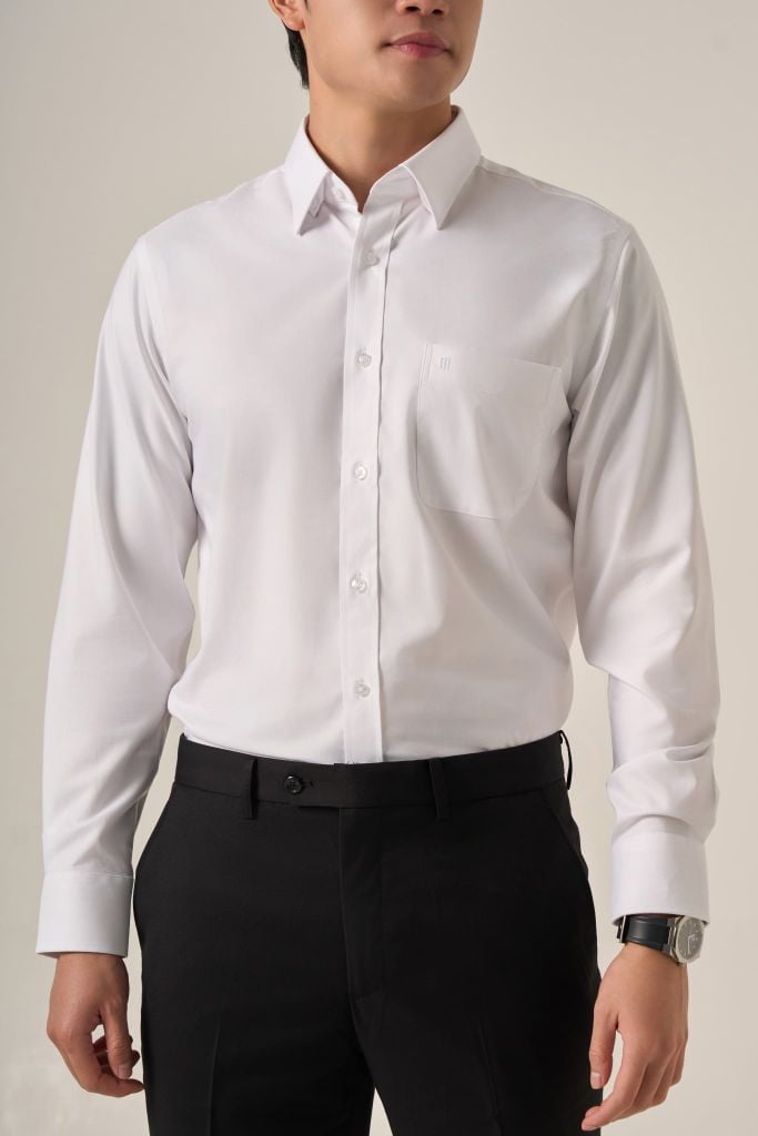 Sơ mi nam dài tay May 10 form RegularFit mã 010126058N5 AT091