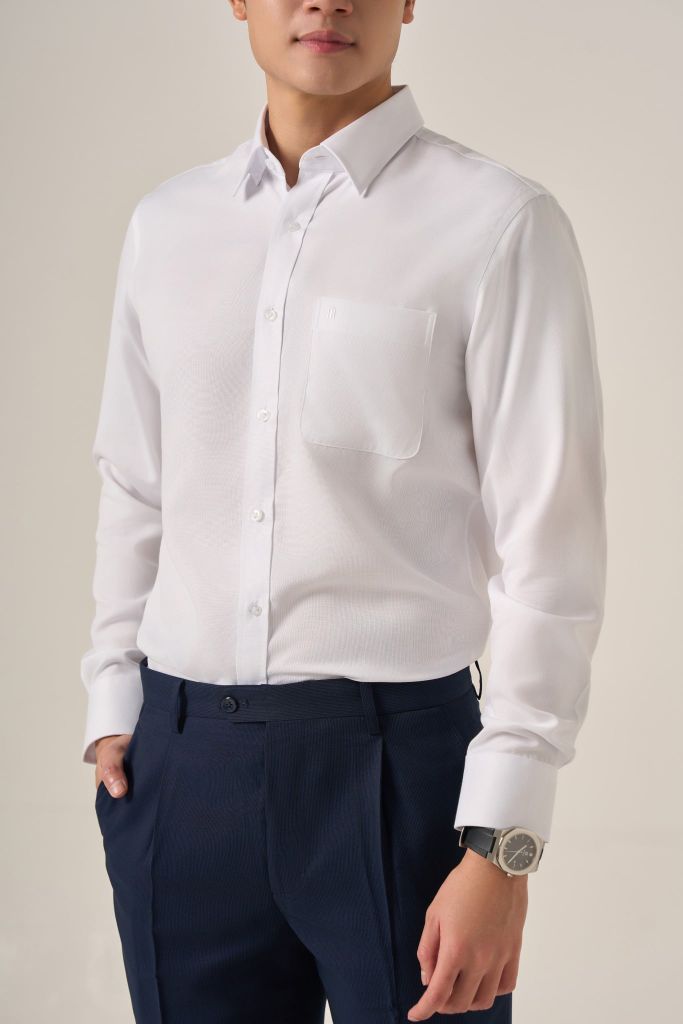 Sơ mi nam dài tay May 10 form RegularFit mã 010126058N5 AT095