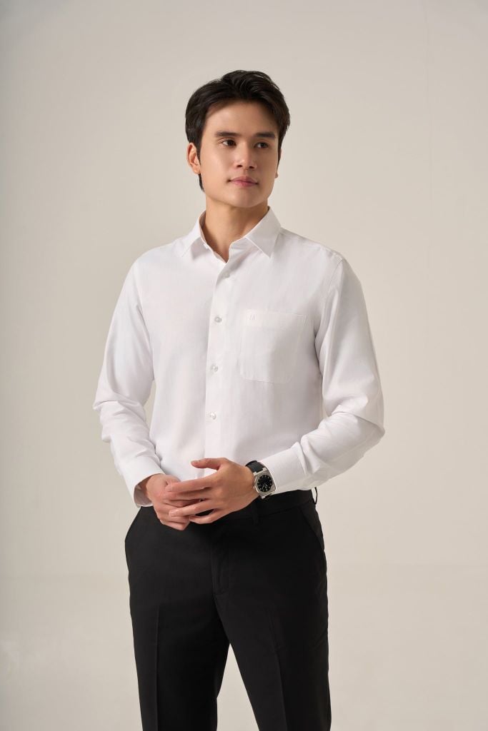 Sơ mi nam dài tay May 10 form RegularFit mã 010126067 1