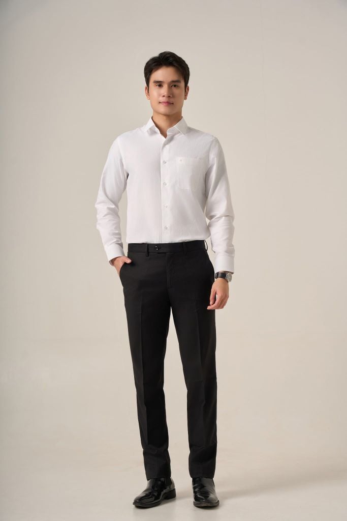 Sơ mi nam dài tay May 10 form RegularFit mã 010126067 1