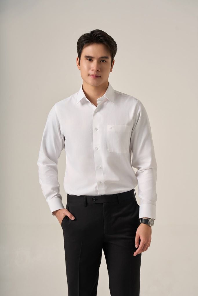 Sơ mi nam dài tay May 10 form RegularFit mã 010126067 1