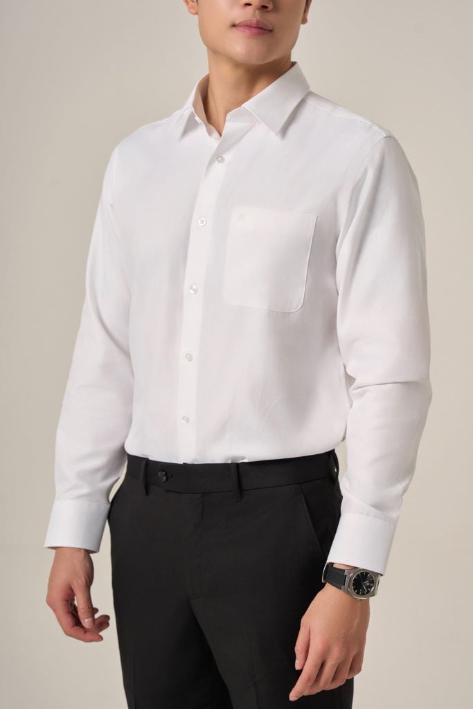 Sơ mi nam dài tay May 10 form RegularFit mã 010126067 1