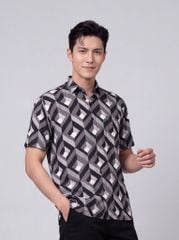 Sơ mi lanh cộc tay May 10 form RegularFit mã 010126104LANH 11