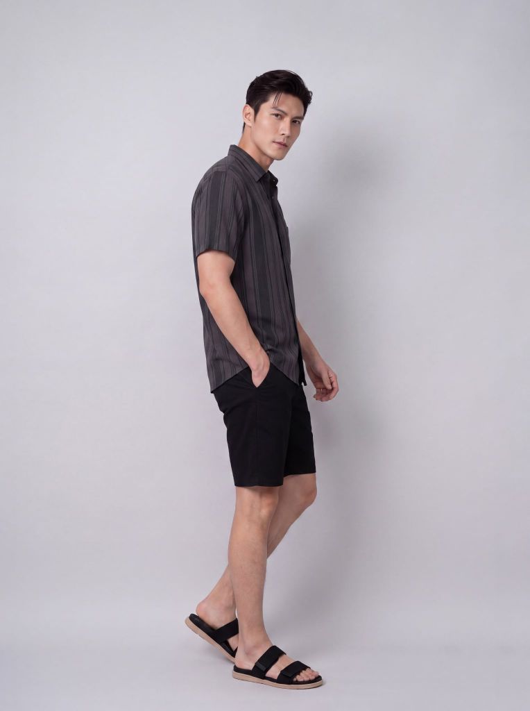 Sơ mi lanh cộc tay May 10 form RegularFit mã 010126104LANH 14