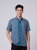  Sơ mi lanh cộc tay May 10 form RegularFit mã 010126104LANH 5 