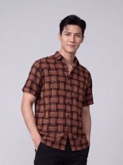 Sơ mi lanh cộc tay May 10 form RegularFit mã 010126104LANH 7