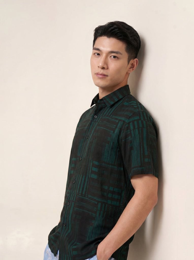 Sơ mi lanh cộc tay May 10 form RegularFit mã 010126105LANH 3
