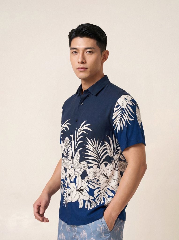 Sơ mi lanh cộc tay May 10 form RegularFit mã 010126105LANH 5