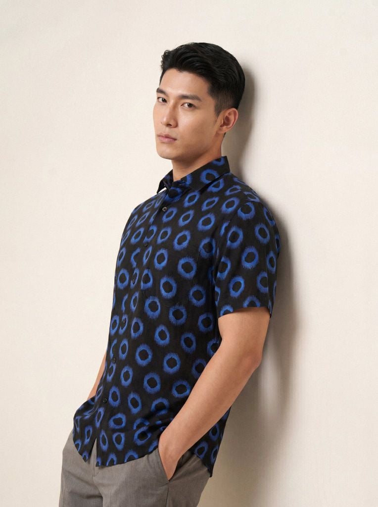 Sơ mi lanh cộc tay May 10 form RegularFit mã 010126105LANH 7