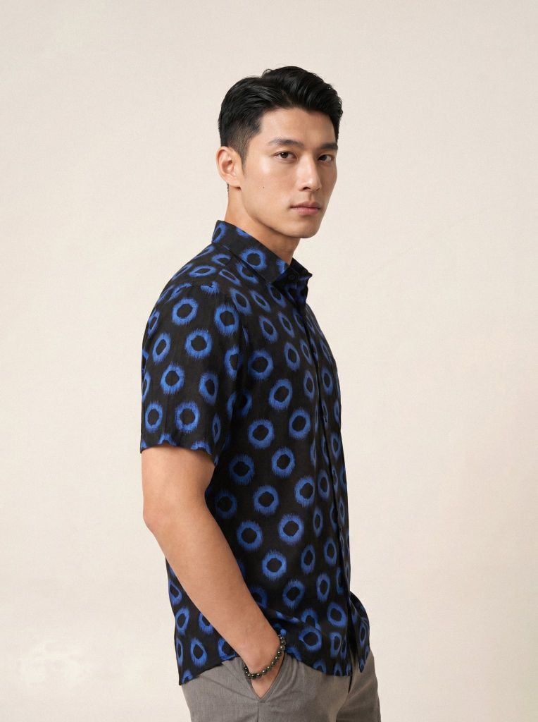 Sơ mi lanh cộc tay May 10 form RegularFit mã 010126105LANH 7