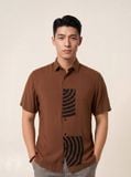  Sơ mi lanh cộc tay May 10 form RegularFit mã 010126106LANH 3 