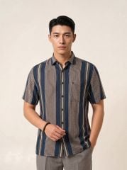 Sơ mi lanh cộc tay May 10 form RegularFit mã 010126106LANH 5