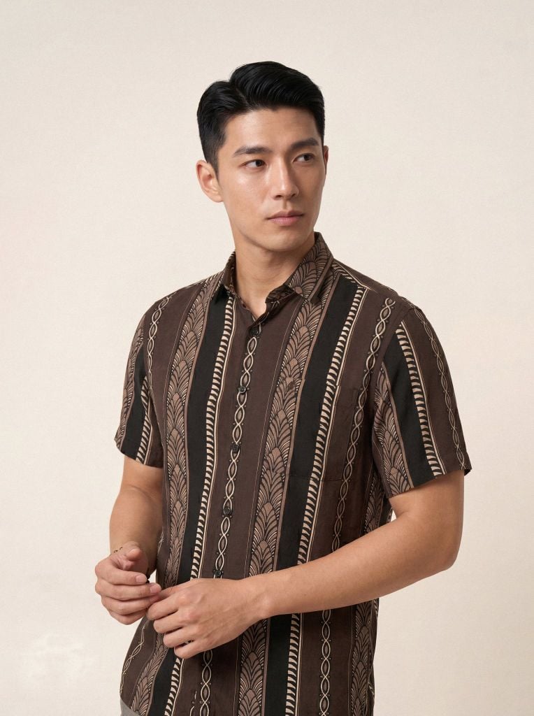 Sơ mi lanh cộc tay May 10 form RegularFit mã 010126106LANH 6