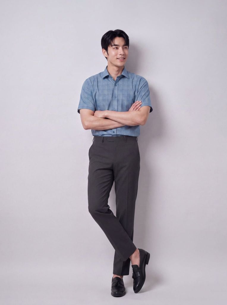 Sơ mi nam cộc tay May 10 form RegularFit mã 010126173GBV2 AK648