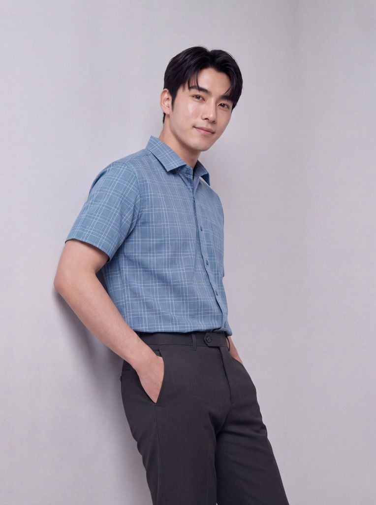 Sơ mi nam cộc tay May 10 form RegularFit mã 010126173GBV2 AK648