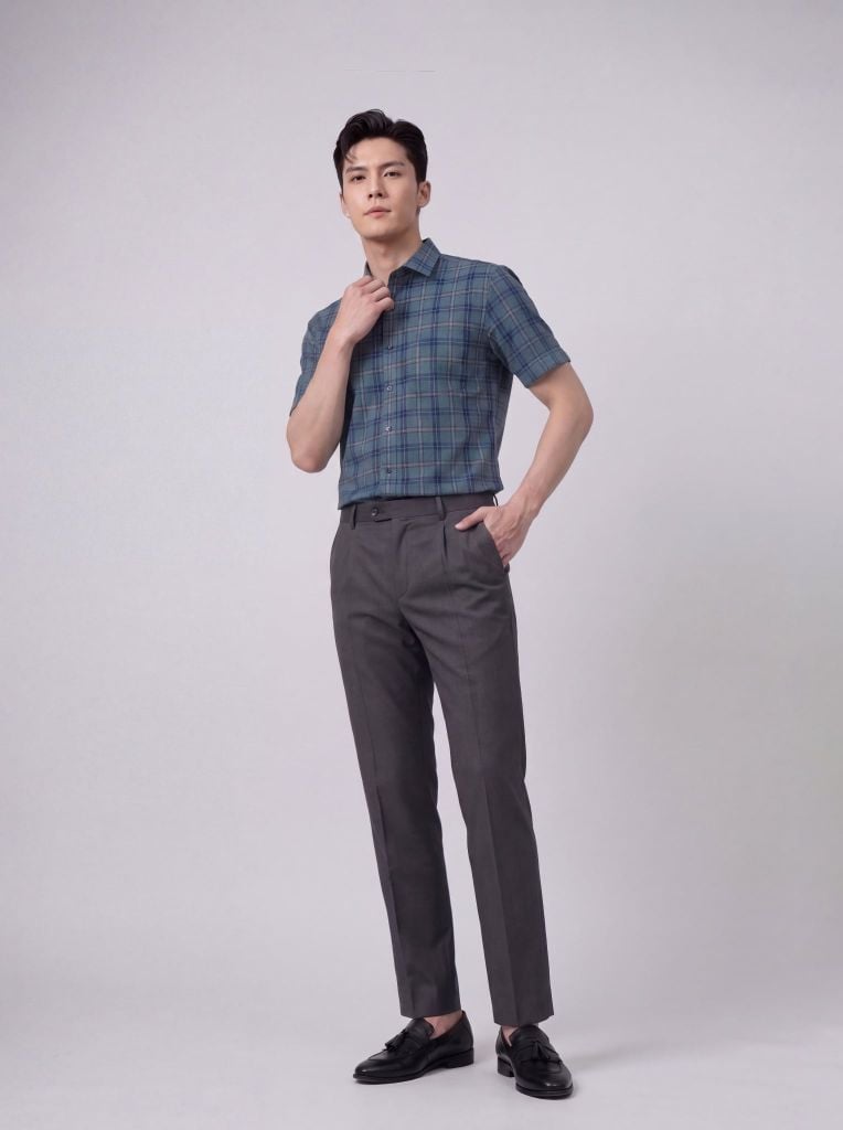 Sơ mi nam cộc tay May 10 form RegularFit mã 010126173GBV2 AK660