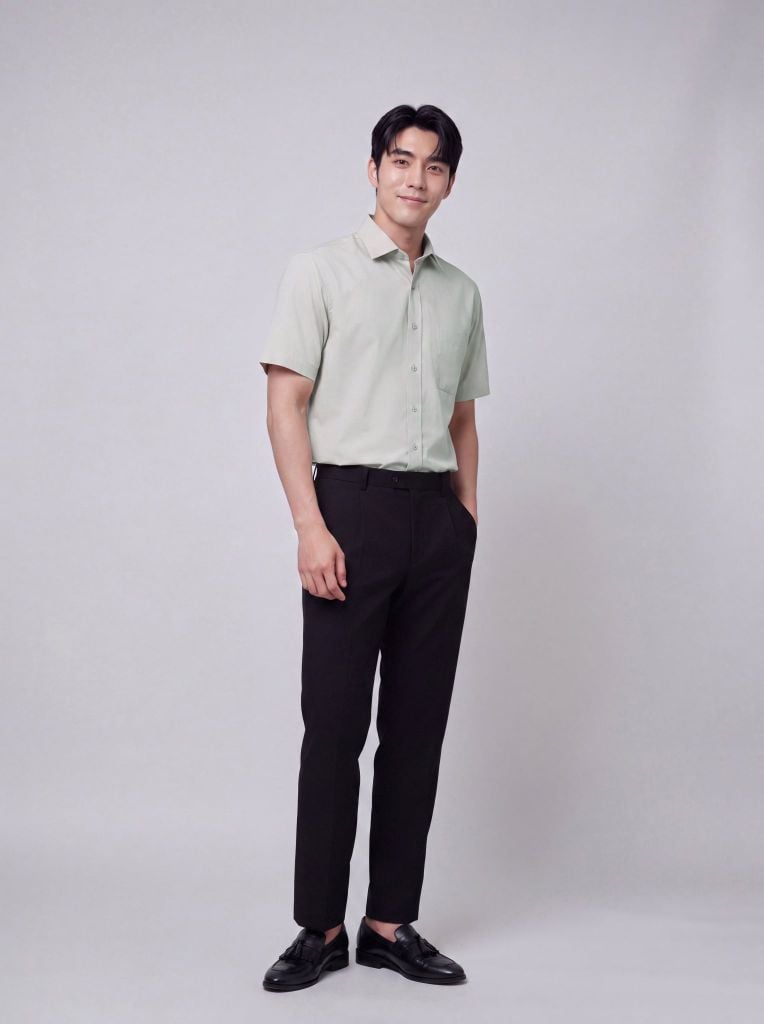 Sơ mi nam cộc tay May 10 form RegularFit mã 010126175GBV2 AM219