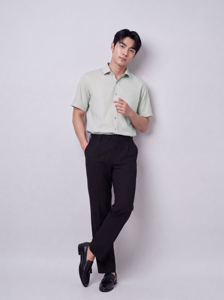Sơ mi nam cộc tay May 10 form RegularFit mã 010126175GBV2 AM219
