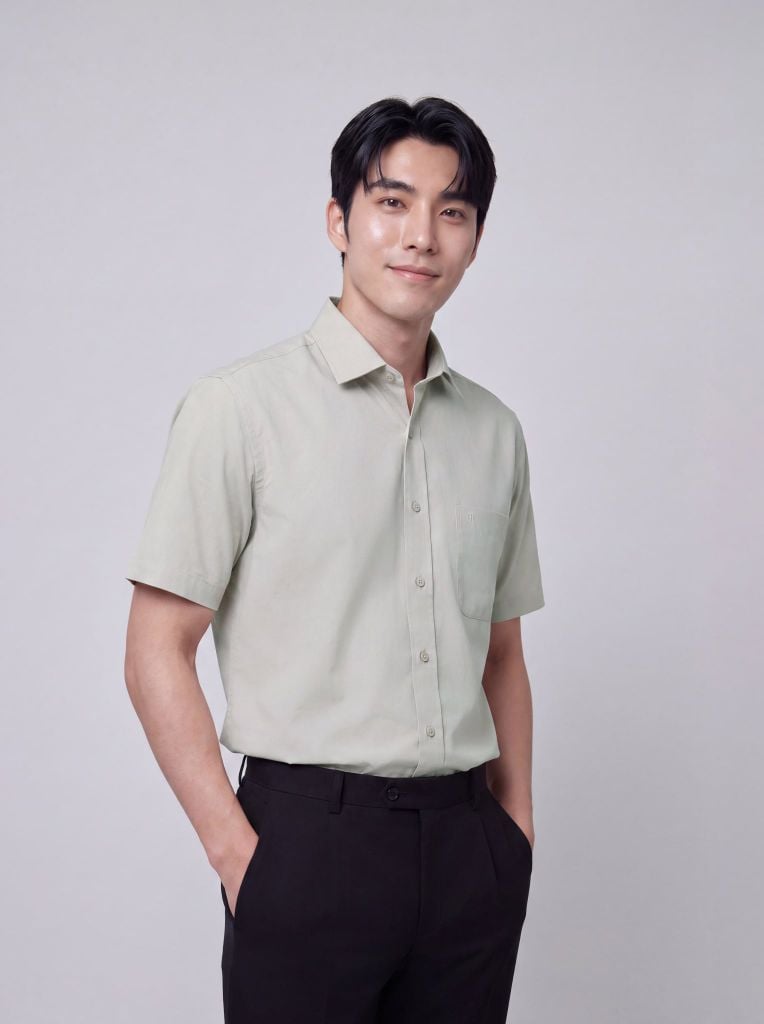 Sơ mi nam cộc tay May 10 form RegularFit mã 010126175GBV2 AM219