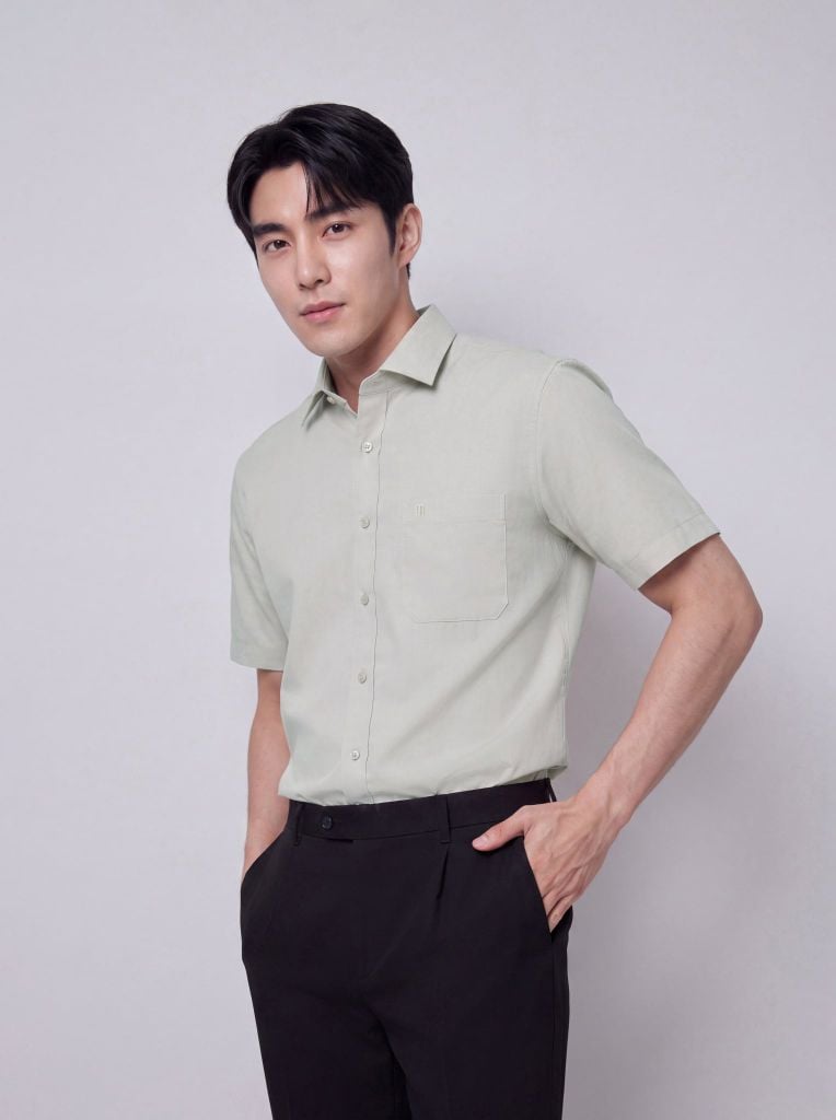 Sơ mi nam cộc tay May 10 form RegularFit mã 010126175GBV2 AM219