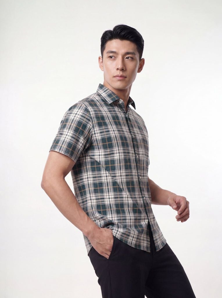 Sơ mi nam cộc tay May 10 form RegularFit mã 010126186GBV2 AK665