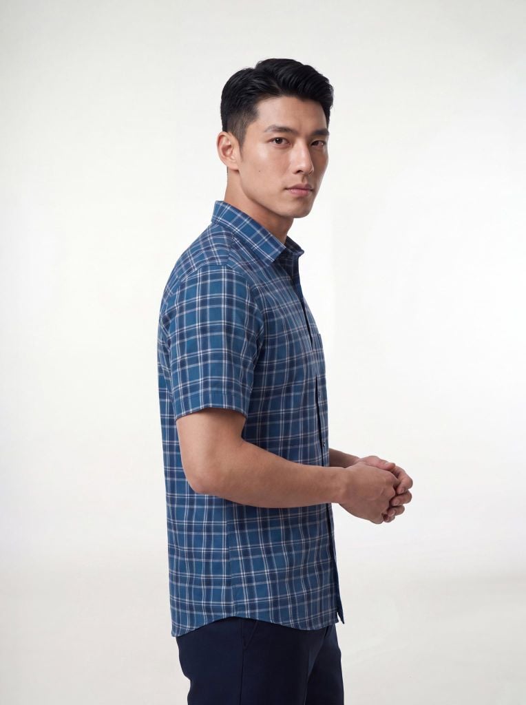 Sơ mi nam cộc tay May 10 form RegularFit mã 010126186GBV2 AK680