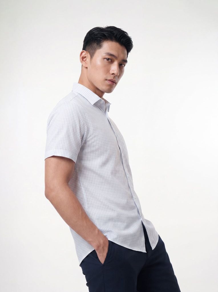 Sơ mi nam cộc tay May 10 form RegularFit mã 010126221GBV2 AK678