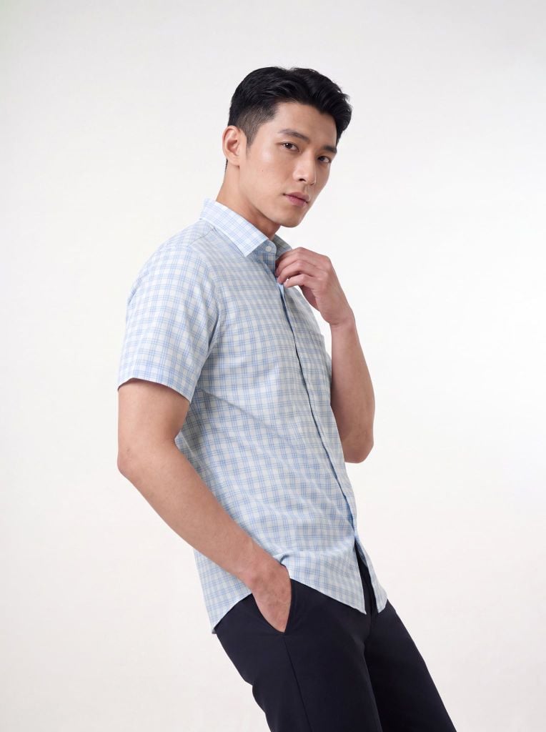 Sơ mi nam cộc tay May 10 form RegularFit mã 010126221GBV2 AK681