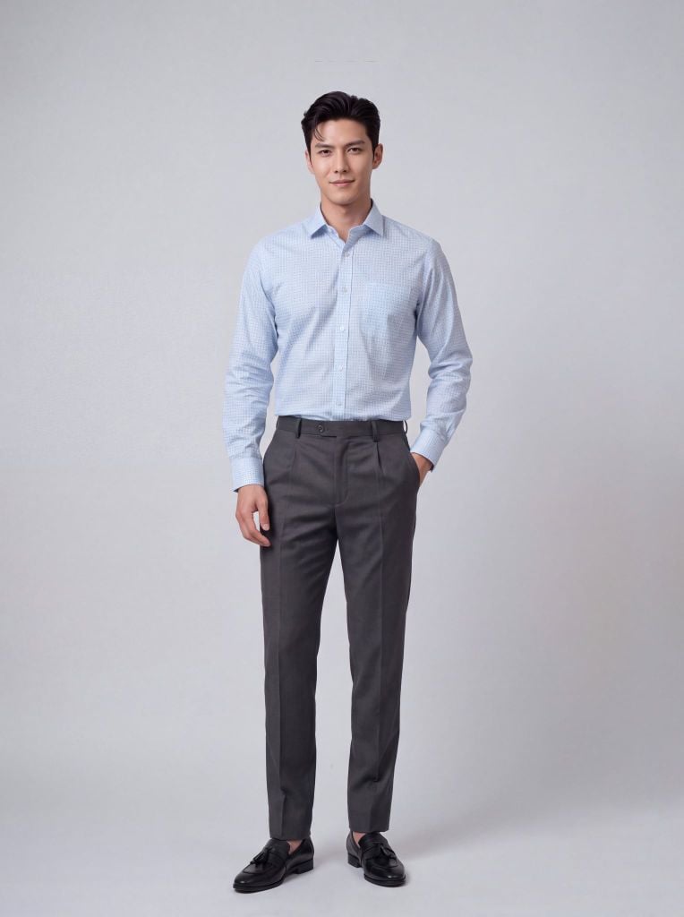Sơ mi nam dài tay May 10 form RegularFit mã 010126222V2 AH423