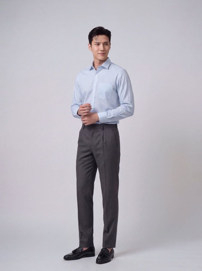 Sơ mi nam dài tay May 10 form RegularFit mã 010126222V2 AH423