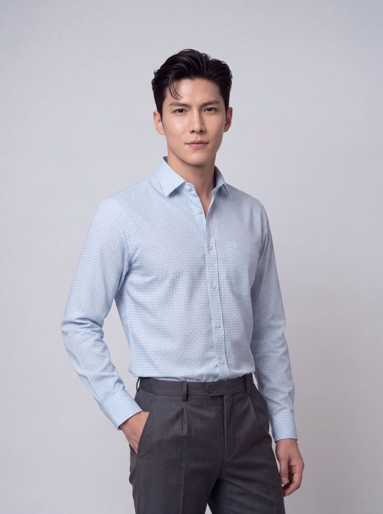 Sơ mi nam dài tay May 10 form RegularFit mã 010126222V2 AH423