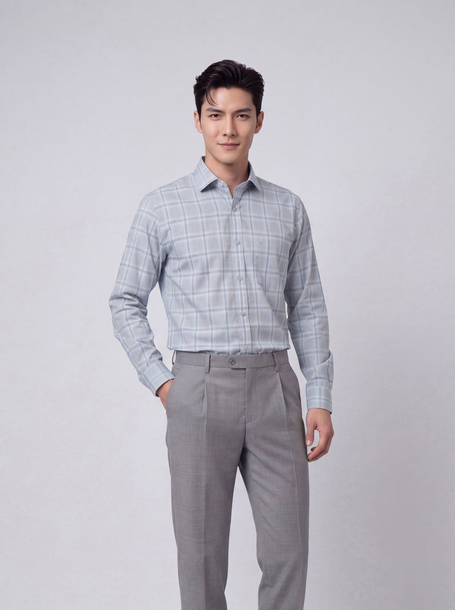 Sơ mi nam dài tay May 10 form RegularFit mã 010126226V2 AK659