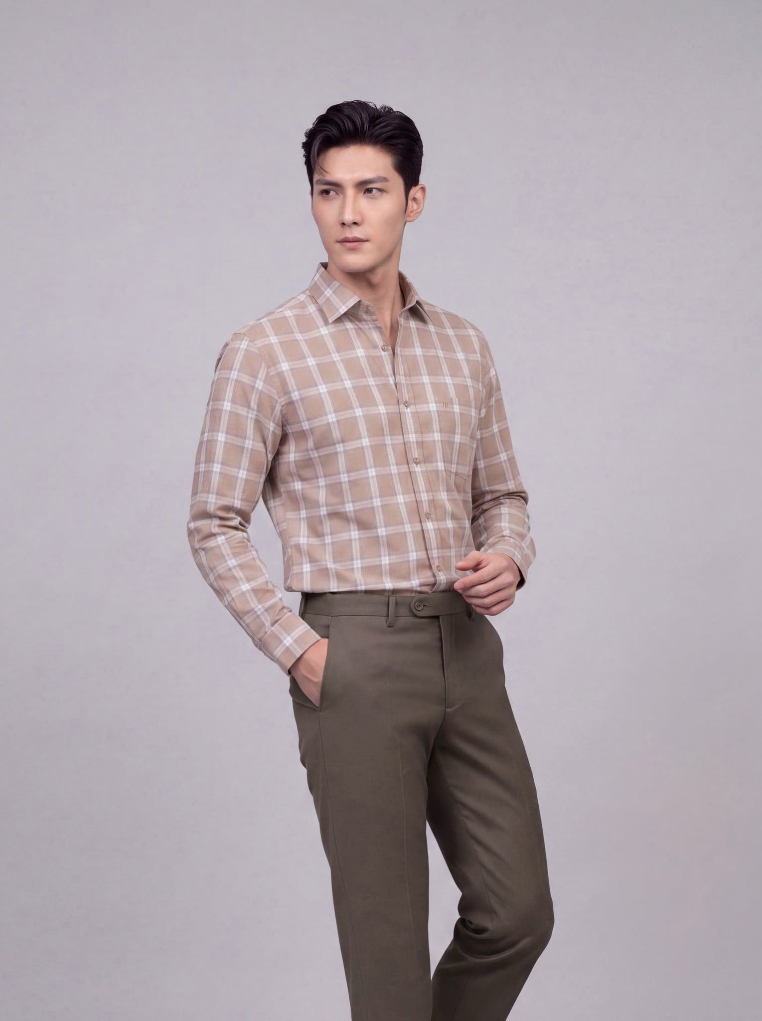 Sơ mi nam dài tay May 10 form RegularFit mã 010126226V2 AK662