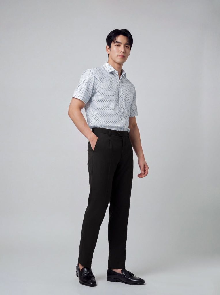 Sơ mi nam cộc tay May 10 form RegularFit mã 010126240V2 AH449