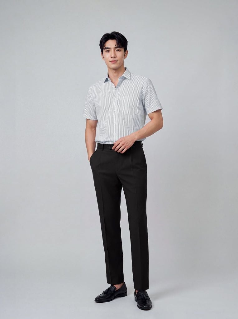 Sơ mi nam cộc tay May 10 form RegularFit mã 010126240V2 AH451