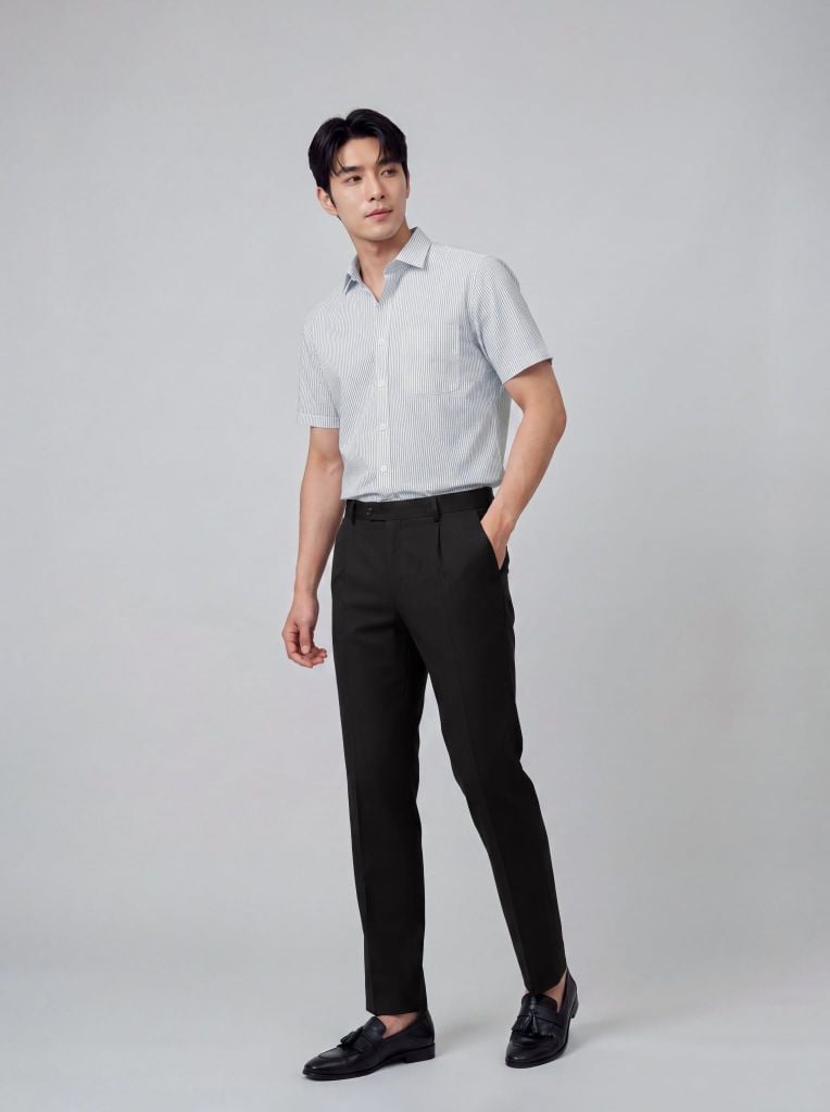Sơ mi nam cộc tay May 10 form RegularFit mã 010126240V2 AH451